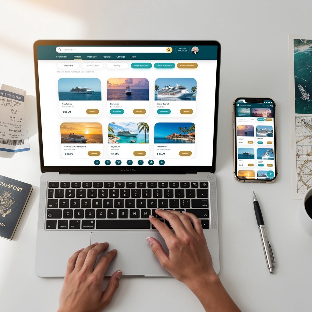 Cruise Vixen digital product catalog featuring downloadable cruise planners, packing checklists, and travel guides for smart cruise planning